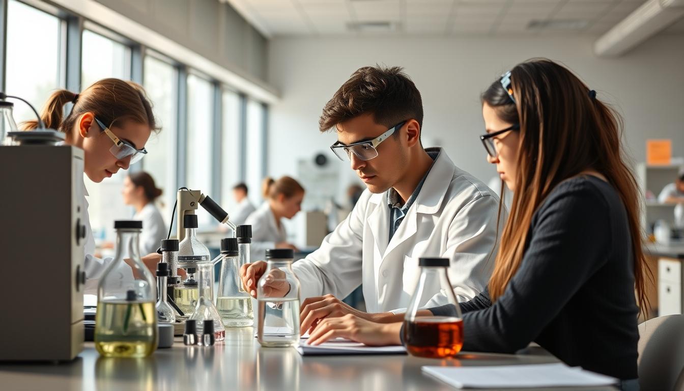 Modern university campus for students